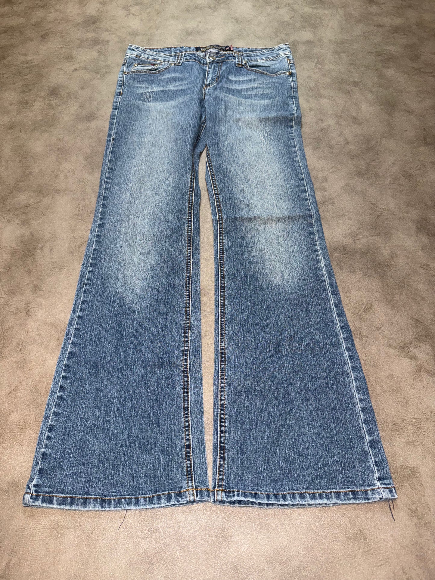 Y2K Low Waist Bootcut Jeans (S)