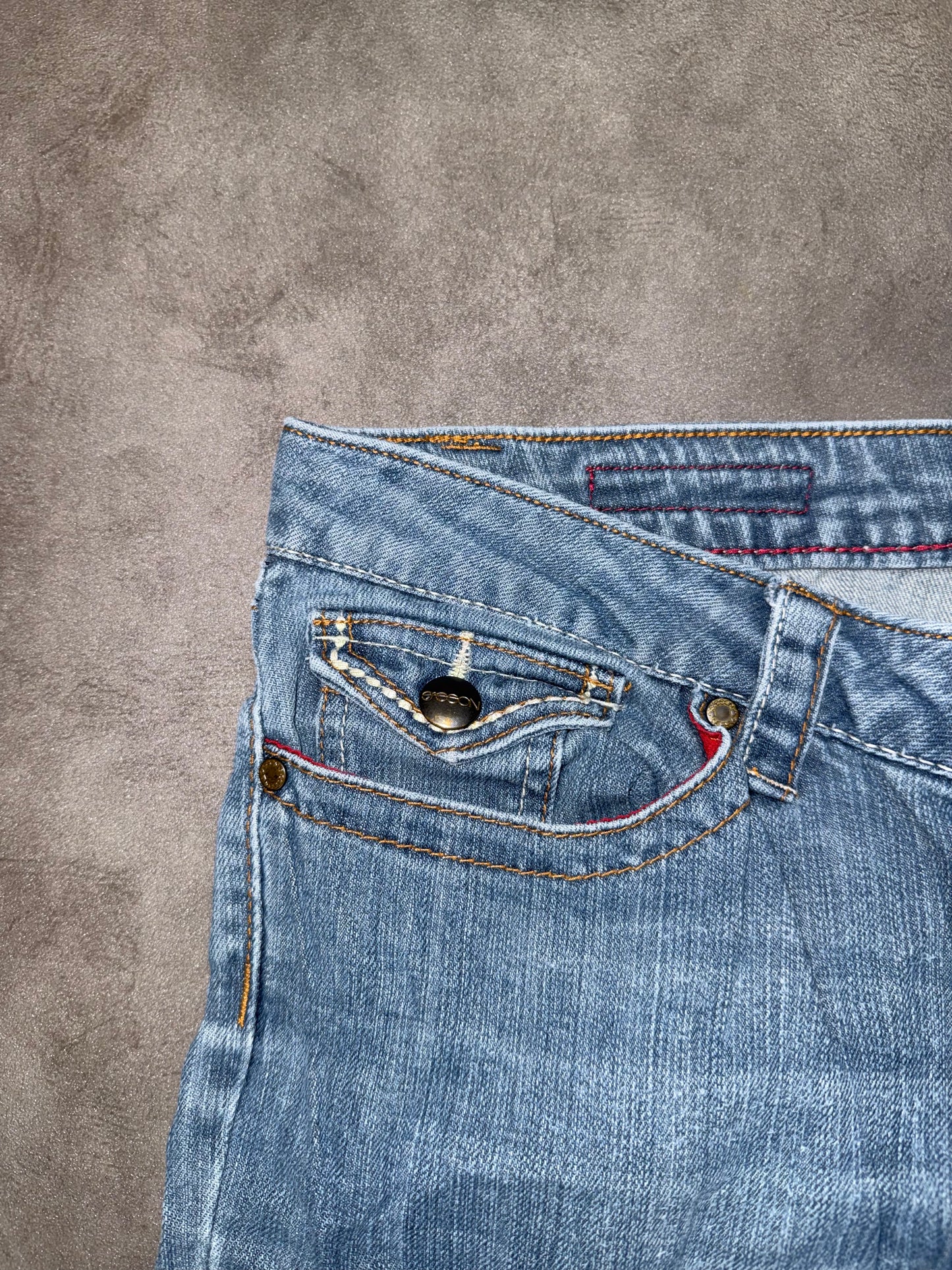 Y2K Low Waist Bootcut Jeans (L)