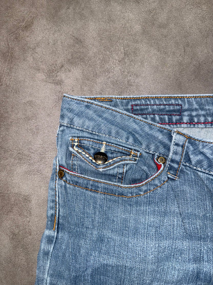 Y2K Low Waist Bootcut Jeans (L)