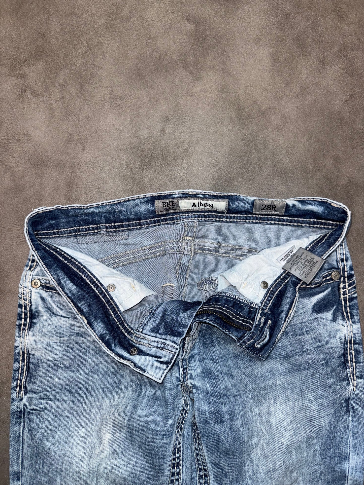 Y2K Washed Bootcut Jeans (S)