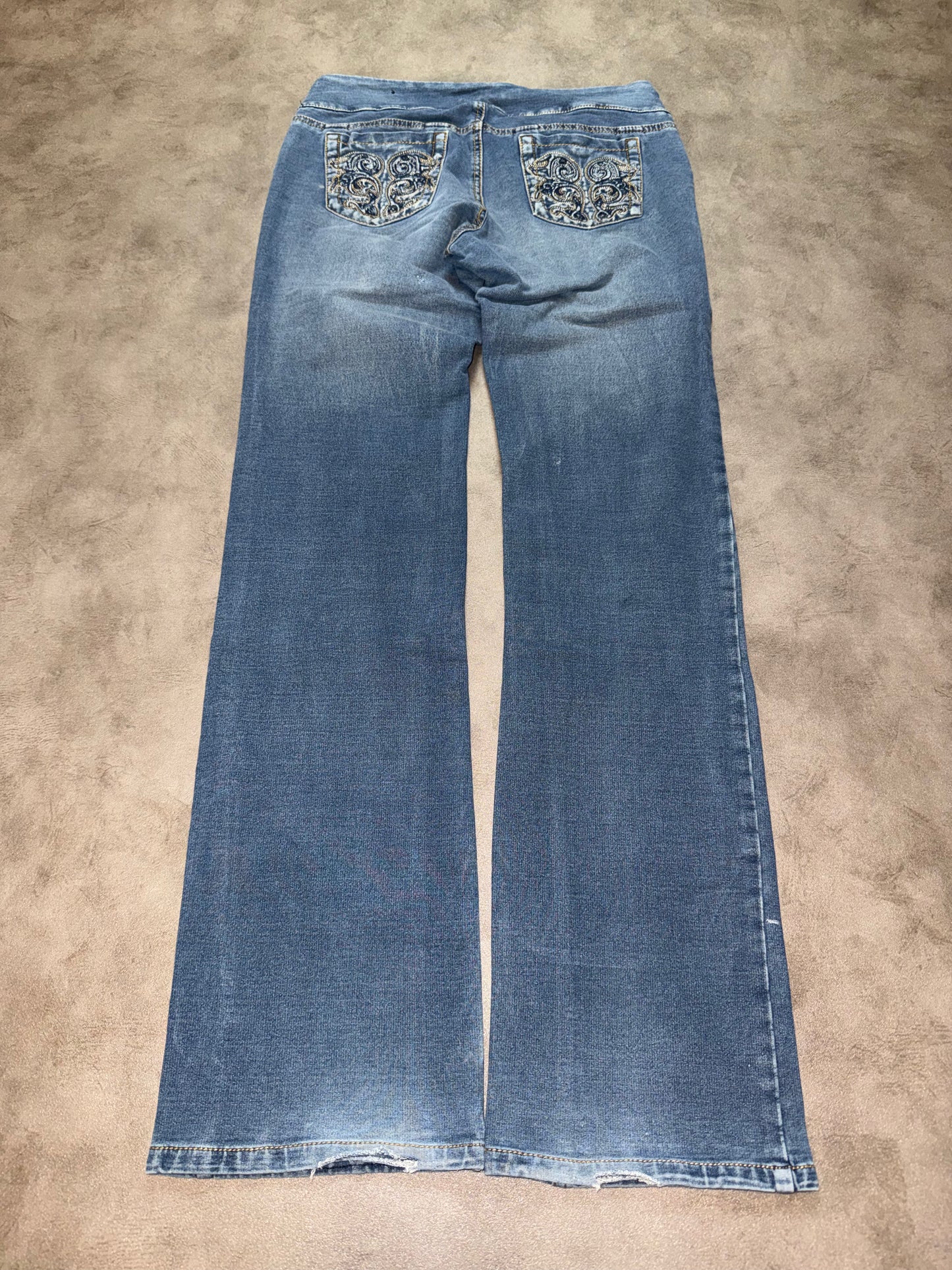 Y2K Low Waist Bootcut Jeans (S)