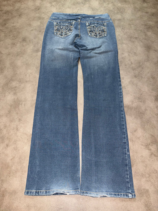 Y2K Low Waist Bootcut Jeans (S)