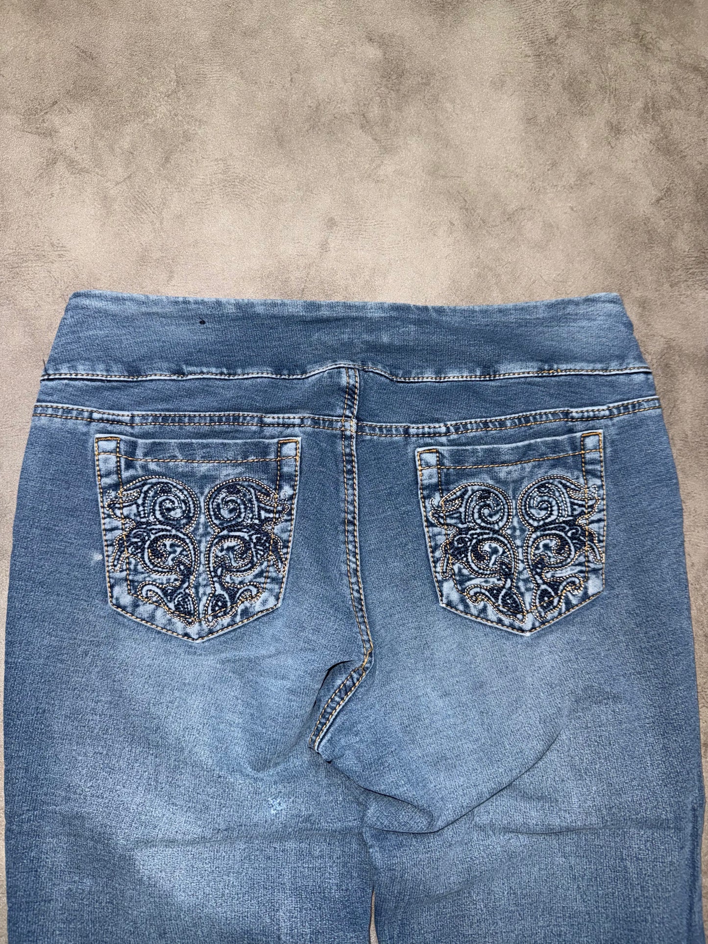 Y2K Low Waist Bootcut Jeans (S)