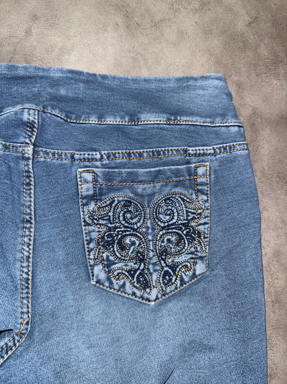 Y2K Low Waist Bootcut Jeans (S)