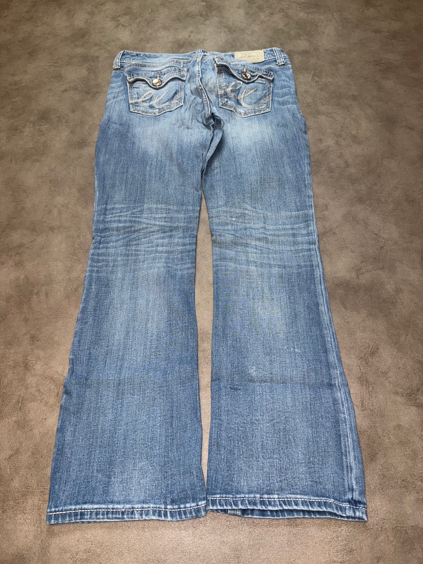 Y2K Low Waist Bootcut Jeans (S)