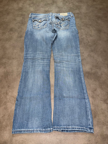 Y2K Low Waist Bootcut Jeans (S)
