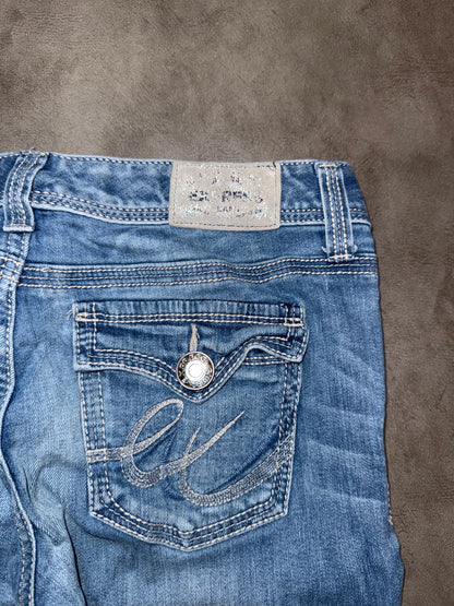 Y2K Low Waist Bootcut Jeans (S)