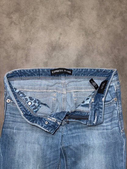 Y2K Low Waist Bootcut Jeans (S)