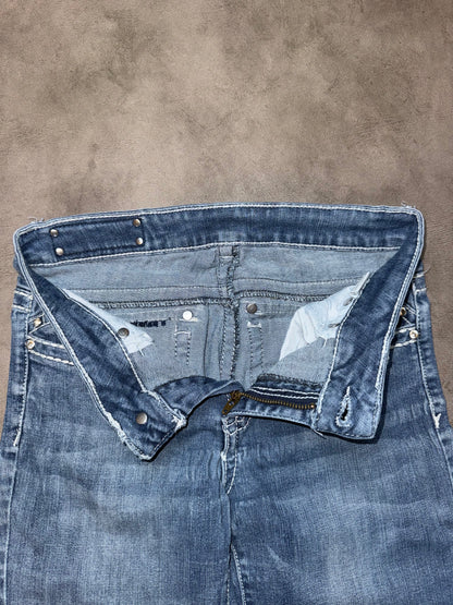 Y2K Low Waist Bootcut Jeans (XS)