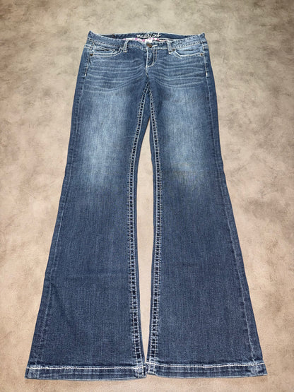 Y2K Low Waist Bootcut Jeans (M)