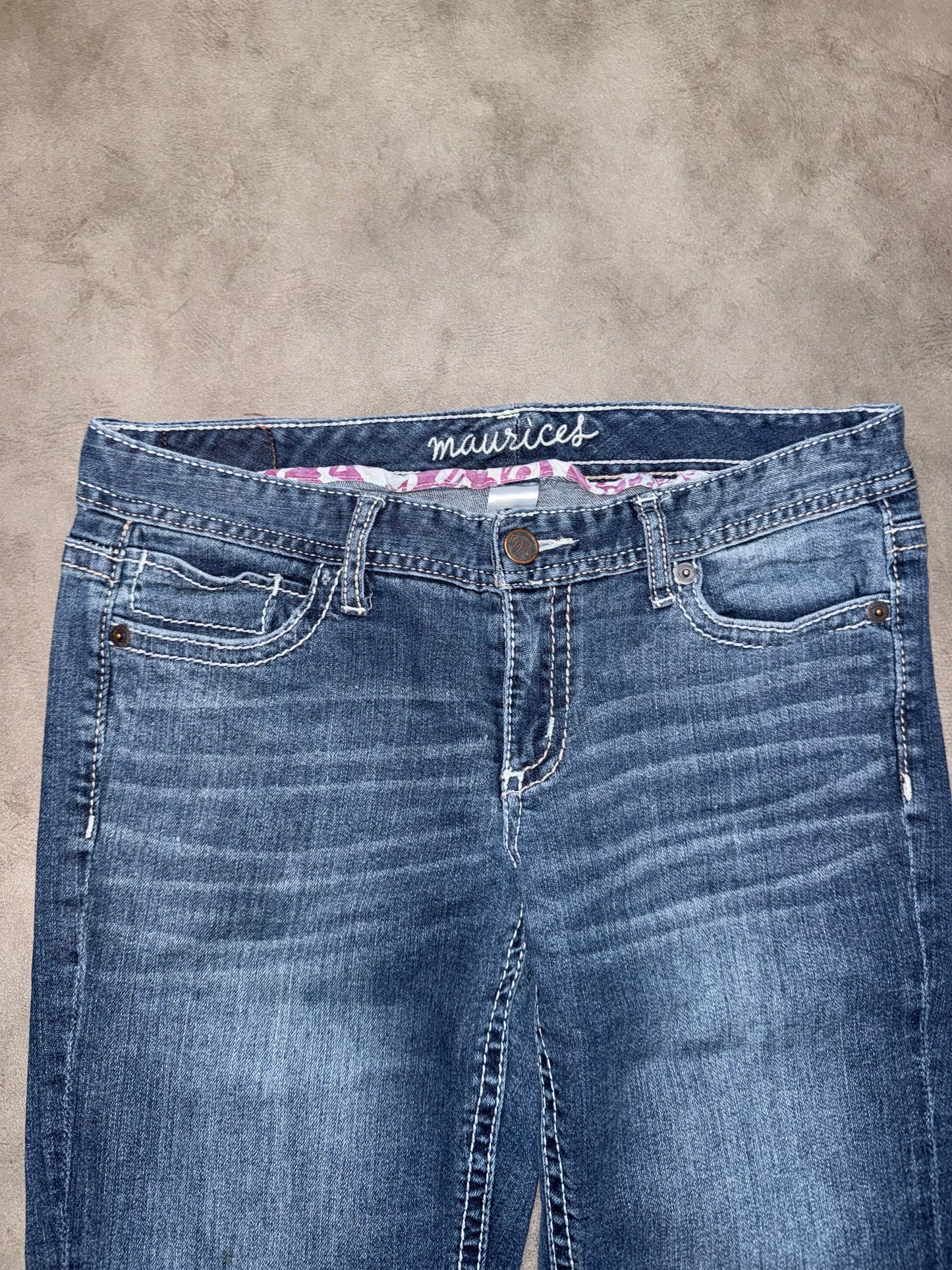 Y2K Low Waist Bootcut Jeans (M)