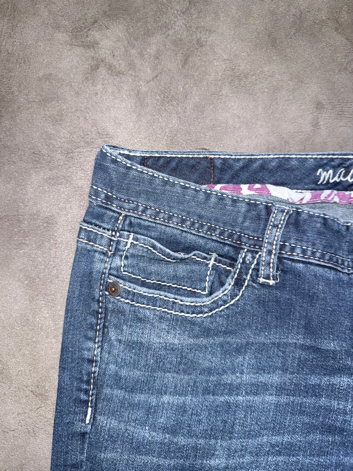 Y2K Low Waist Bootcut Jeans (M)