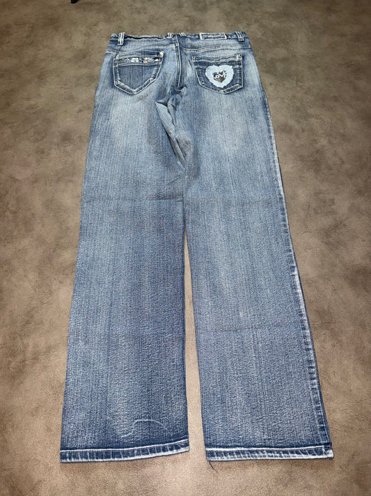 Y2K Straight Jeans (S)