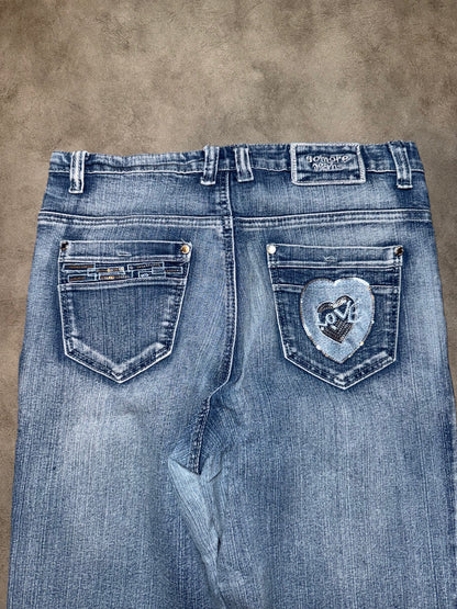 Y2K Straight Jeans (S)