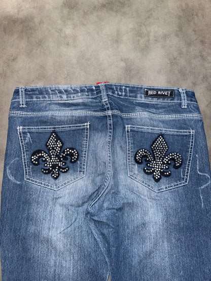 Y2K Bootcut Jeans (M-L)