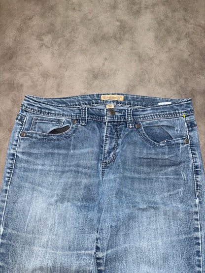 Y2K Washed Bootcut Jeans (M-L)