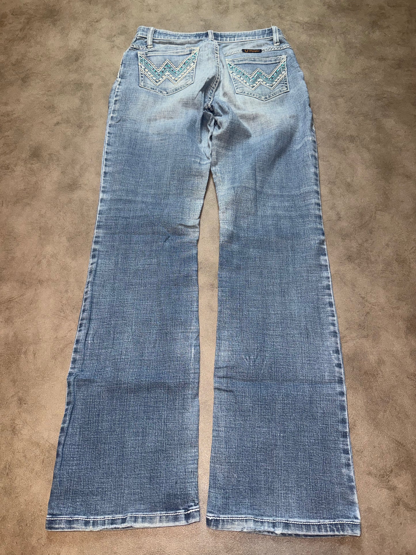 Y2K Washed Bootcut Jeans (S)
