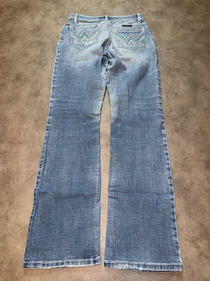 Y2K Washed Bootcut Jeans (S)