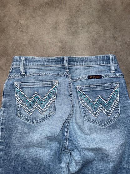 Y2K Washed Bootcut Jeans (S)