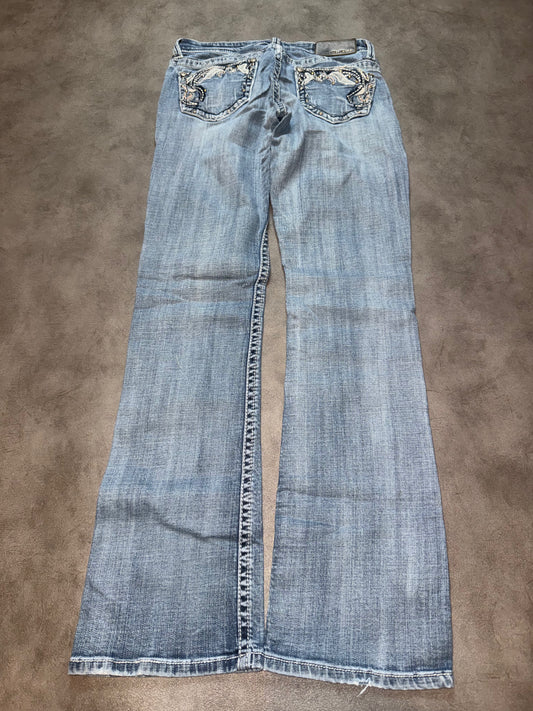 Y2K Low Waist Bootcut Jeans (XS)